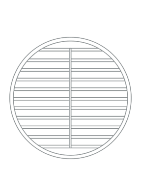 illustration of bespoke special shape shutters