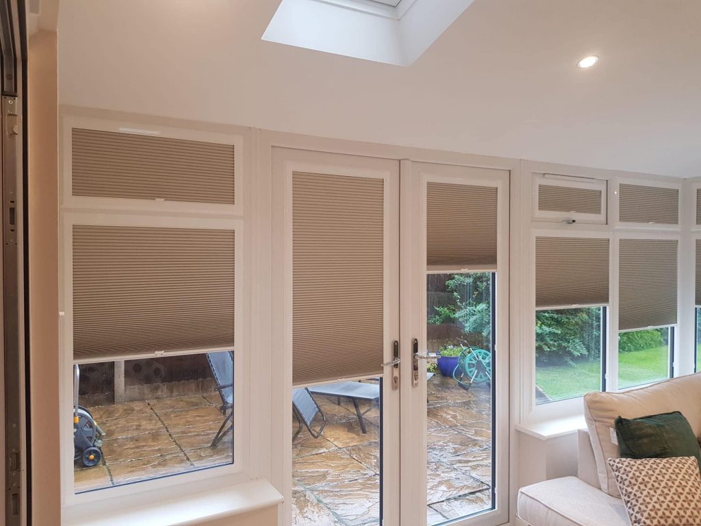image of perfect fit pleated blinds